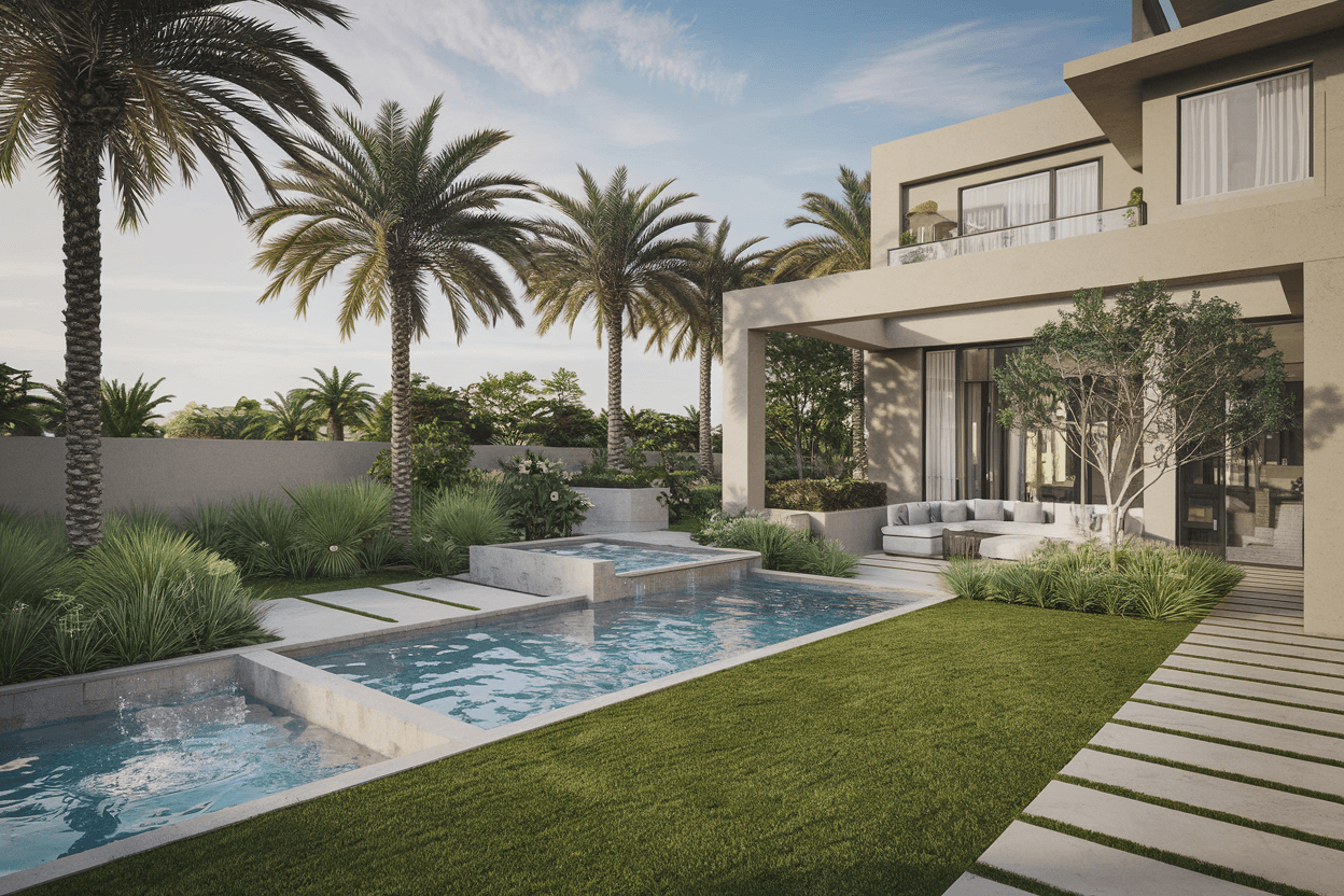 Luxury Dubai landscape